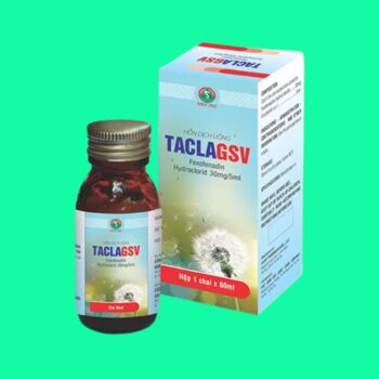 Thuốc TaclaGSV 30mg/5ml