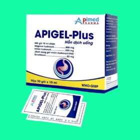 Thuốc Apigel-Plus Suspension 10ml điều trị triệu chứng tăng acid dạ dày