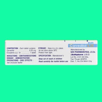 SaVi Carvedilol 6.25