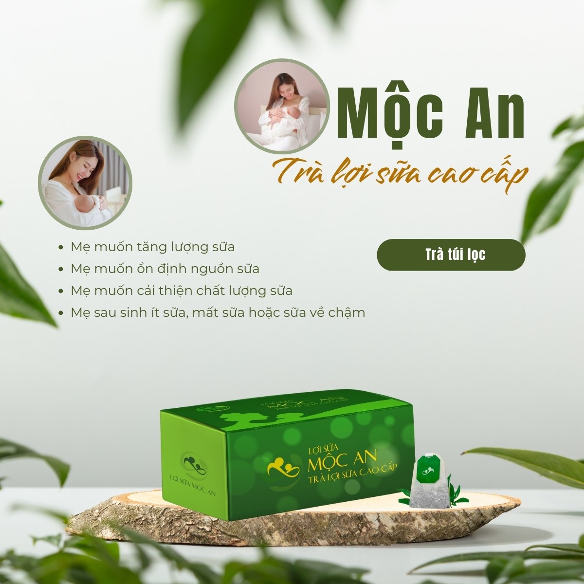 Trà lợi sữa Mộc An