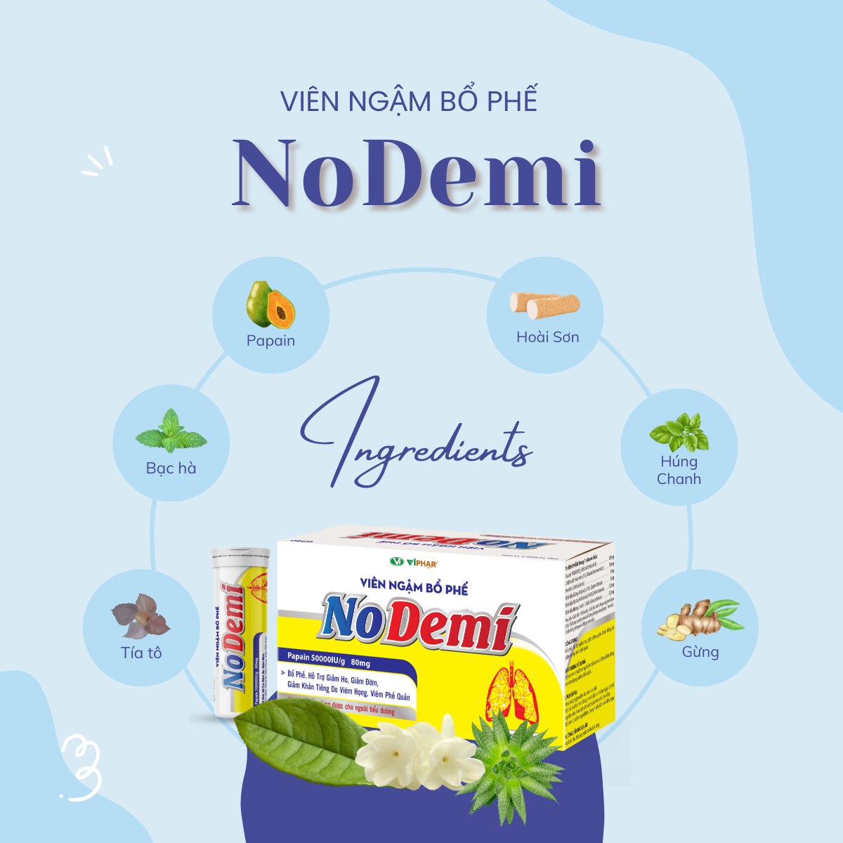 Viên Ngậm Bổ Phế Nodemi