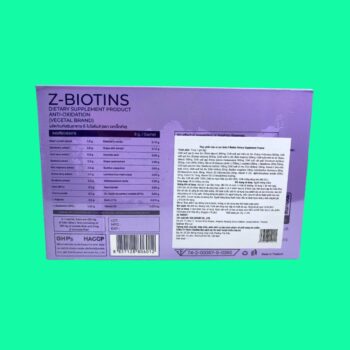 Z-Biotins Dietary Supplement Product