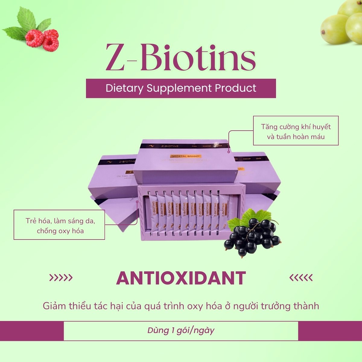 Z-Biotins Dietary Supplement Product