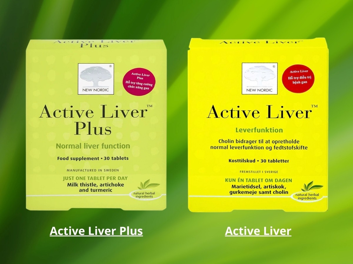 Sản phẩm Active Liver Plus và Active Liver