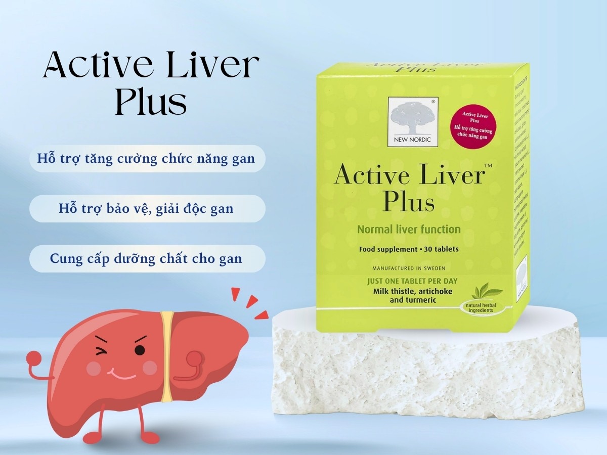 Active Liver Plus hỗ trợ bảo vệ và tăng cường chức năng gan