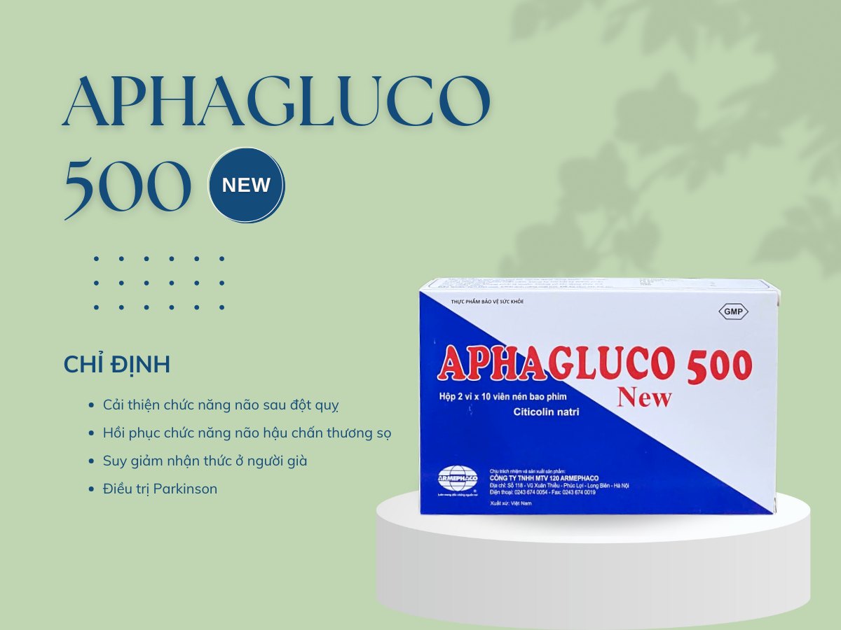 Thuốc Aphagluco 500mg