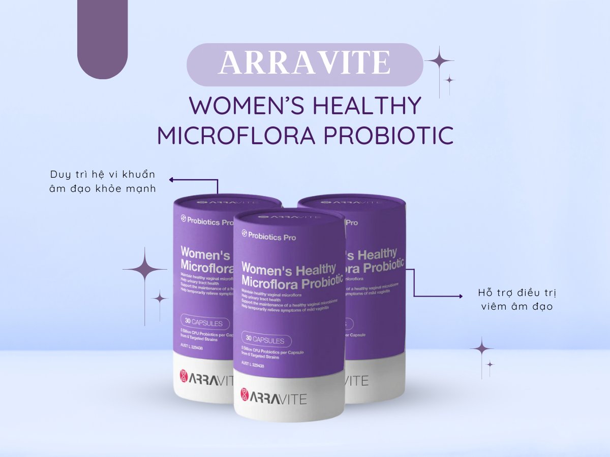 Men ARRAVITE Women's Healthy Microflora Probiotic