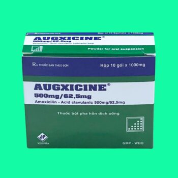 Thuốc Augxicine 500mg/62,5mg