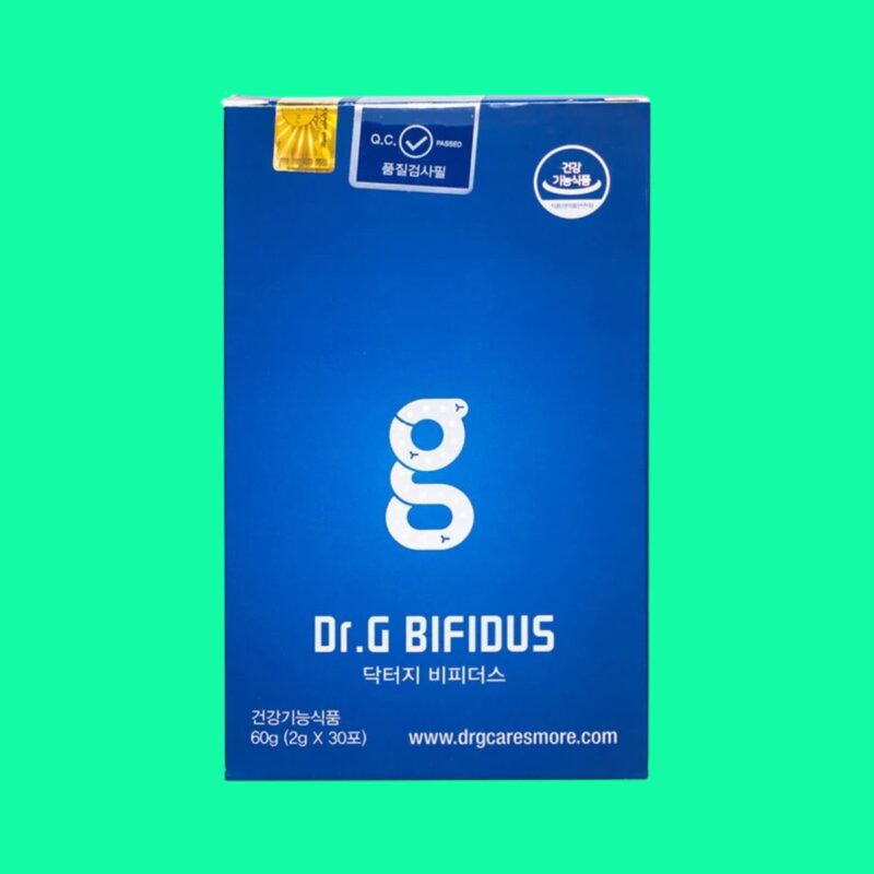 Men lợi khuẩn Dr.G Bifidus điều trị tón bón, rối loạn đường ruột