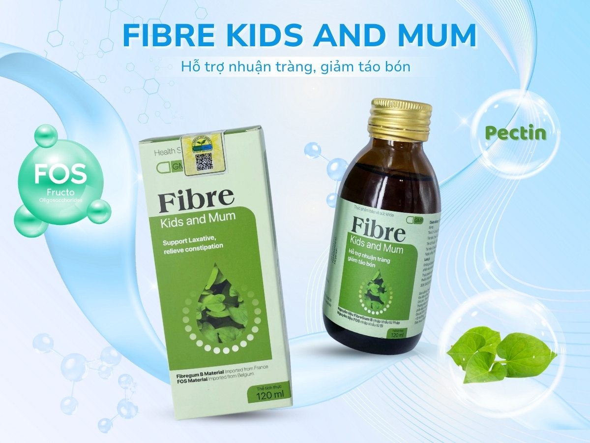 Fibre Kids and Mum 120ml hỗ trợ nhuận tràng, giảm táo bón