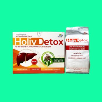 Viên giải độc gan Holiv Detox