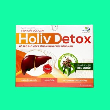 Viên giải độc gan Holiv Detox