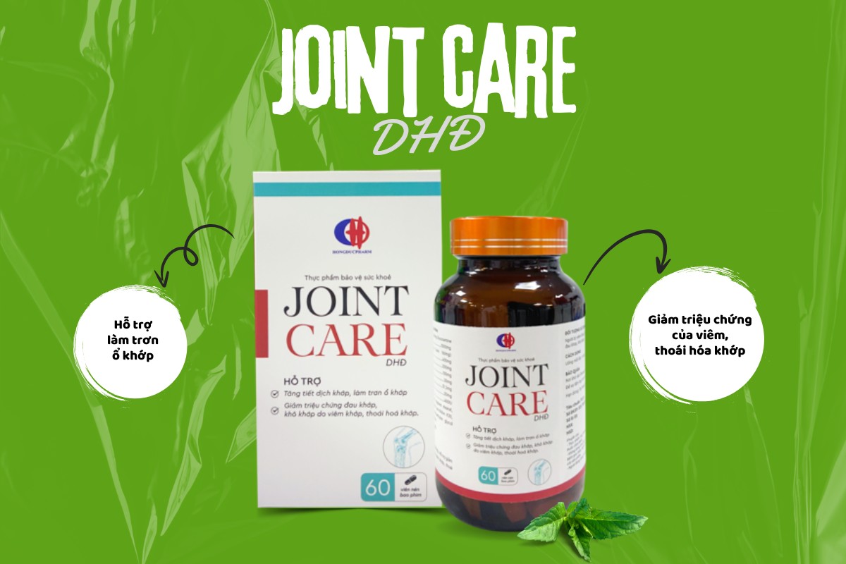 Joint Care DHĐ giúp giảm triệu chứng viêm khớp, thoái hóa khớp