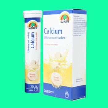 Sunlife Calcium Effervescent tablets