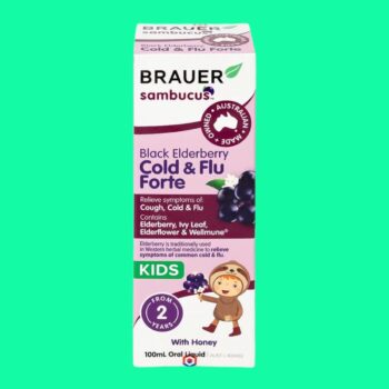 Brauer Black Elderberry Cold & Flu Forte