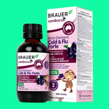 Brauer Black Elderberry Cold & Flu Forte