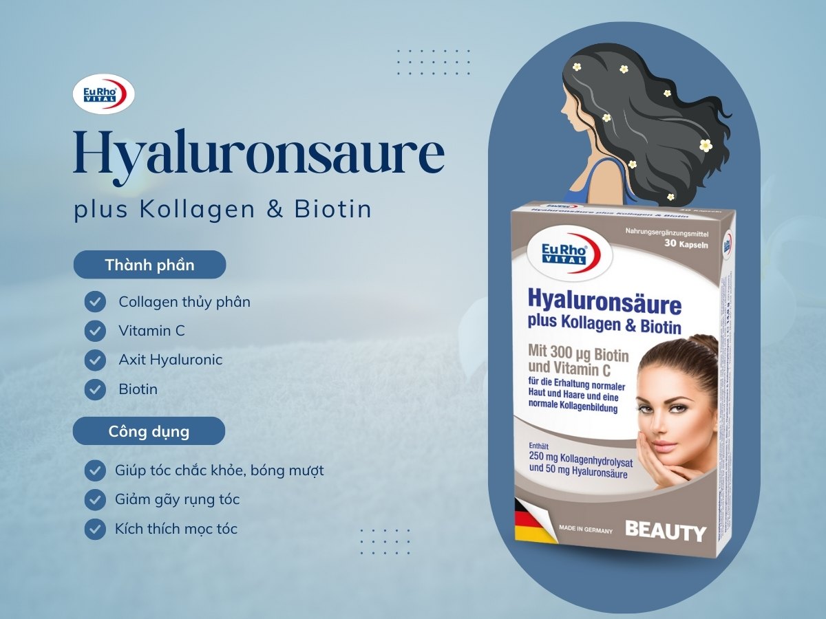 EuRho Vital Hyaluronsaure plus Kollagen & Biotin