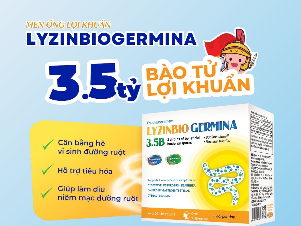 Men ống Lyzinbiogermina