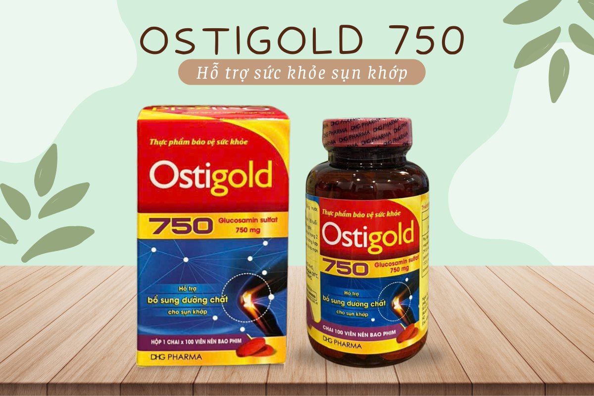 Ostigold 750 hỗ trợ làm trơn và tăng khả năng vận động của khớp