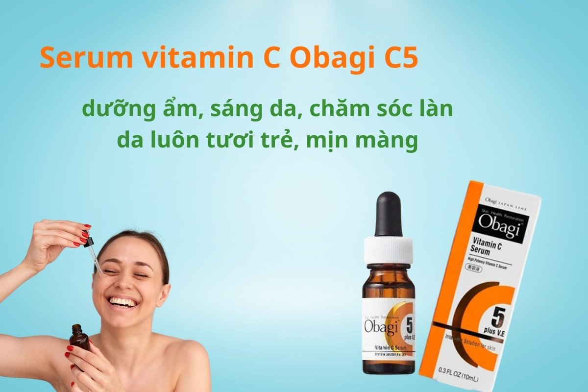 Serum vitamin C Obagi C5 dưỡng ẩm, sáng da, chăm sóc làn da mịn màng