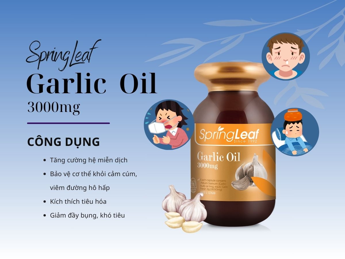 Garlic Oil 3000mg SpringLeaf