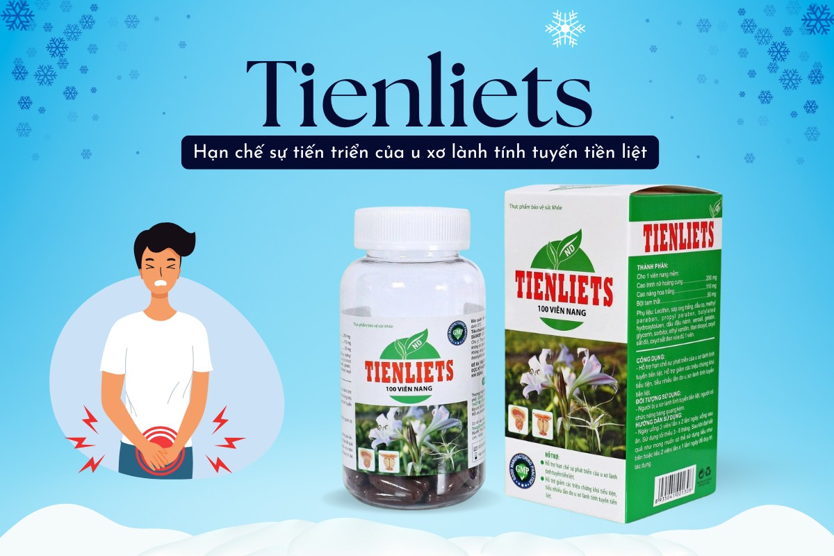 Tienliets hạn chế u xơ lành tính tuyến tiền liệt phát triển