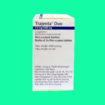 Thuốc Trajenta Duo 2.5mg/1000mg