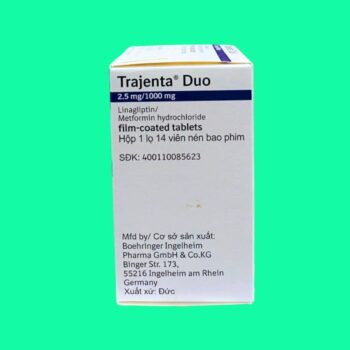 Thuốc Trajenta Duo 2.5mg/1000mg