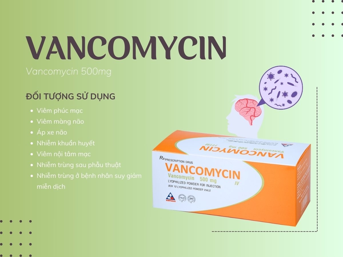 Thuốc Vancomycin 500 Vinphaco