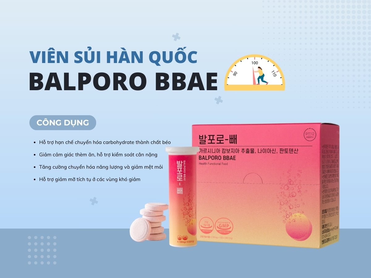 Viên sủi Balporo Bbae