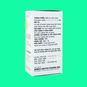 Thuốc Vincran 1mg/1ml