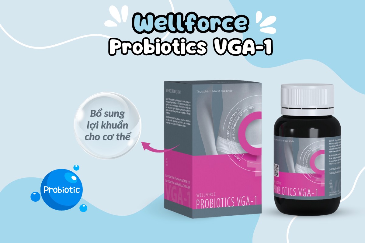 Wellforce Probiotics VGA-1 hỗ trợ bổ sung lợi khuẩn cho cơ thể