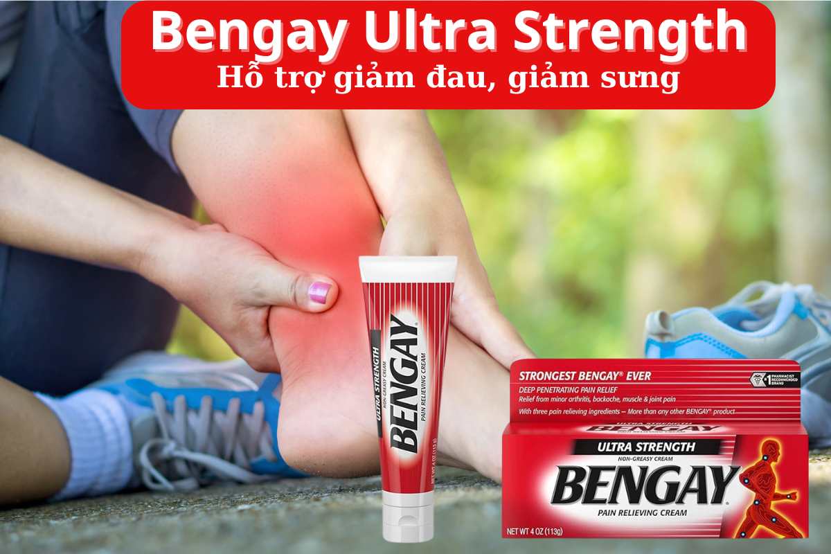 Bengay Ultra Strength giảm đau nhanh chóng