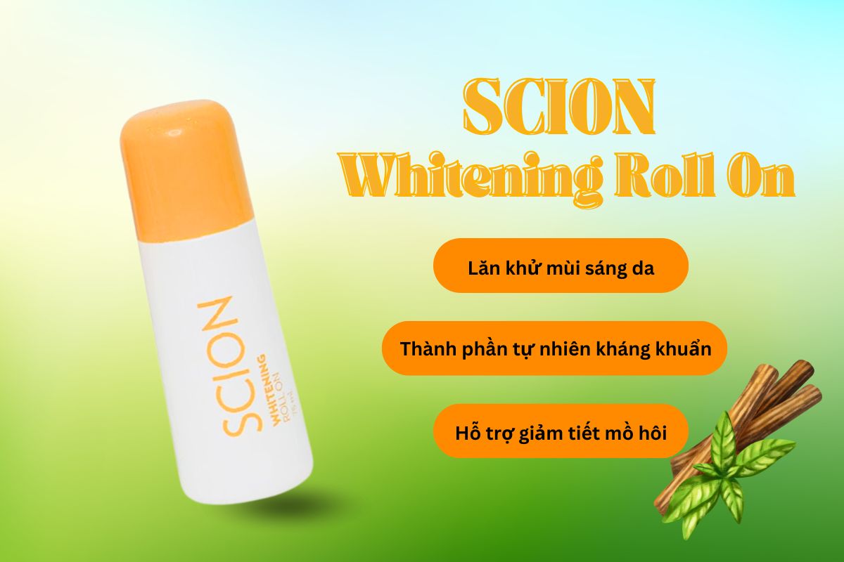 Lăn khử mùi Scion Whitening Roll On