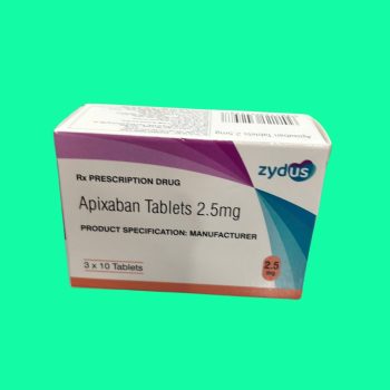 Apixaban Tablets 2,5mg Zydus