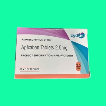 Apixaban Tablets 2,5mg Zydus