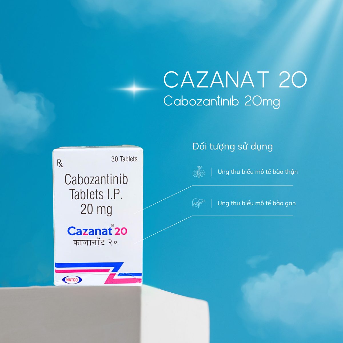 Thuốc Cazanat 20mg