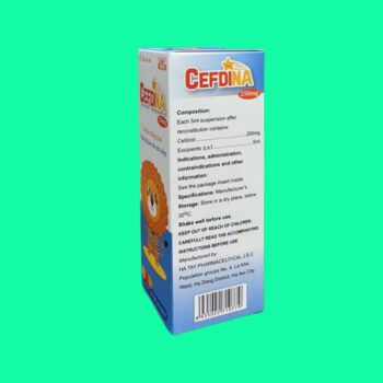 Thuốc Cefdina 250mg/5ml