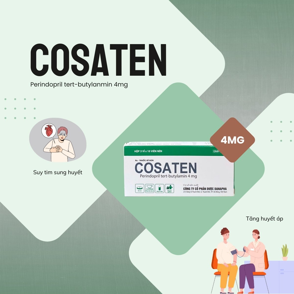 Thuốc Cosaten 4