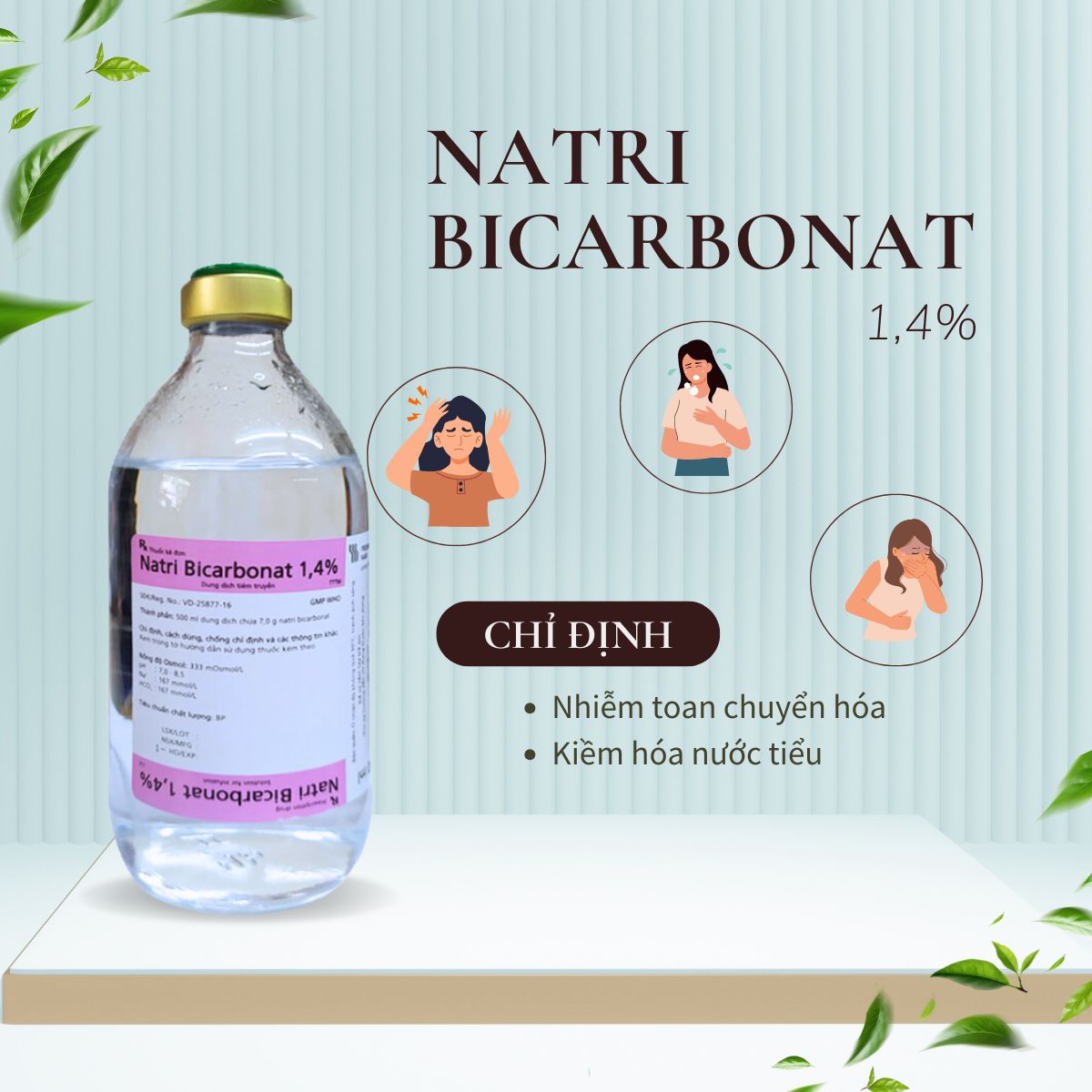 Thuốc Natri Bicarbonat 1,4%