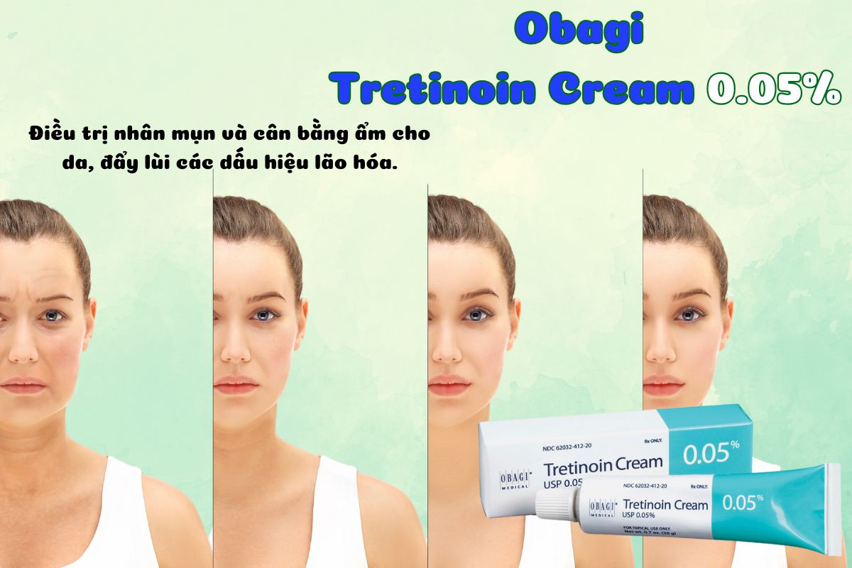 Thuốc Obagi Tretinoin Cream 0.05% không nên sử dụng cho trường hợp nào?