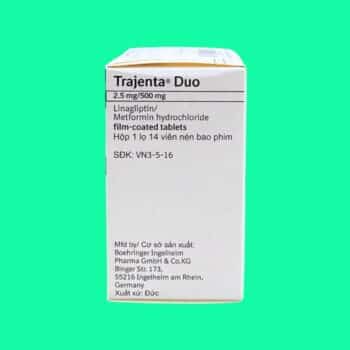 Thuốc Trajenta Duo 2,5mg/500mg