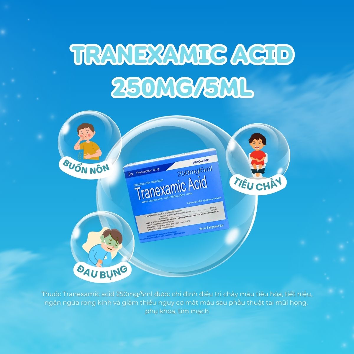 Thuốc Tranexamic acid 250mg/5ml