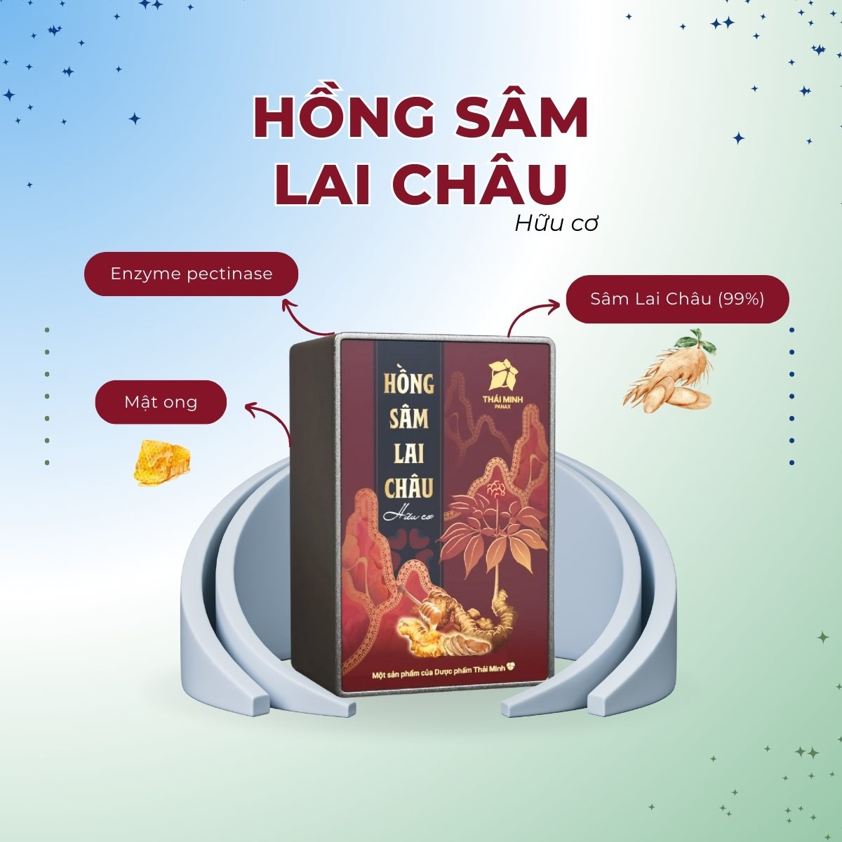 Hồng Sâm Lai Châu hữu cơ