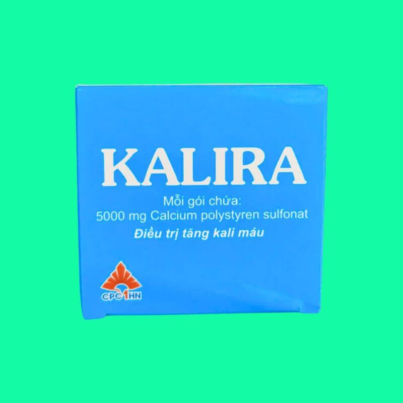 Thuốc Kalira 5g điều trị tăng kali máu do suy thận, vô niệu/thiểu niệu