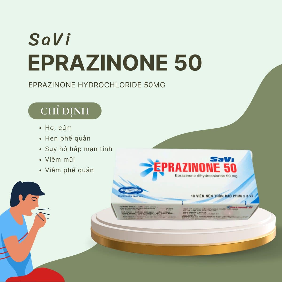 Thuốc SaVi Eprazinone 50