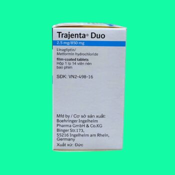 Thuốc Trajenta Duo 2,5mg/850mg