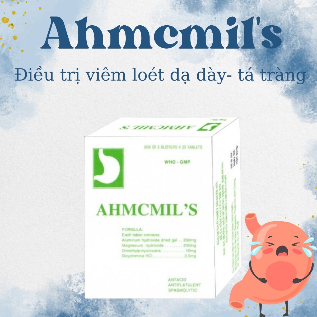 Ahmcmil's điều trị viêm loét dạ dày