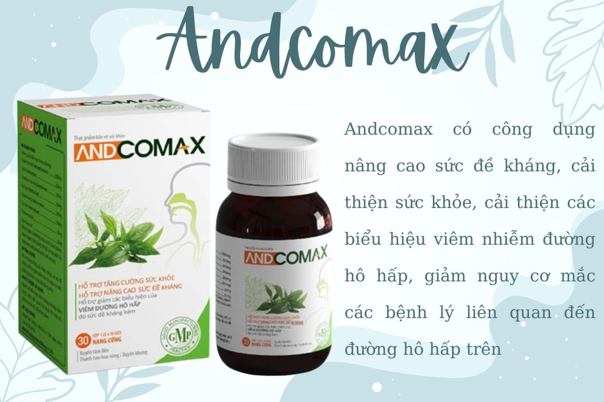 Công dụng của sản phẩm Andcomax