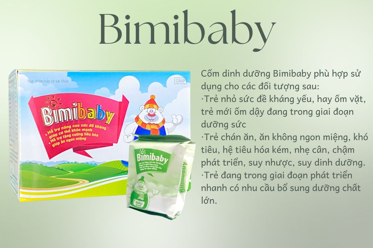 Đối tượng sử dụng Bimibaby